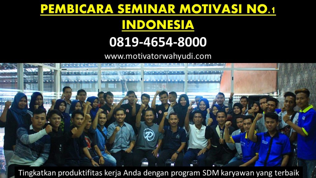 PEMBICARA SEMINAR MOTIVASI LAMPUNG TIMUR