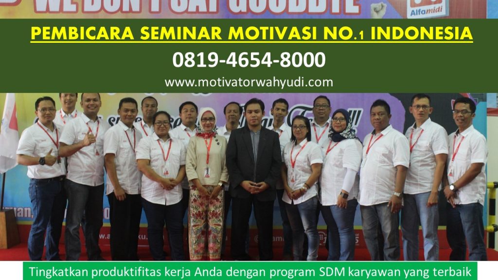 PEMBICARA SEMINAR MOTIVASI TRENGGALEK