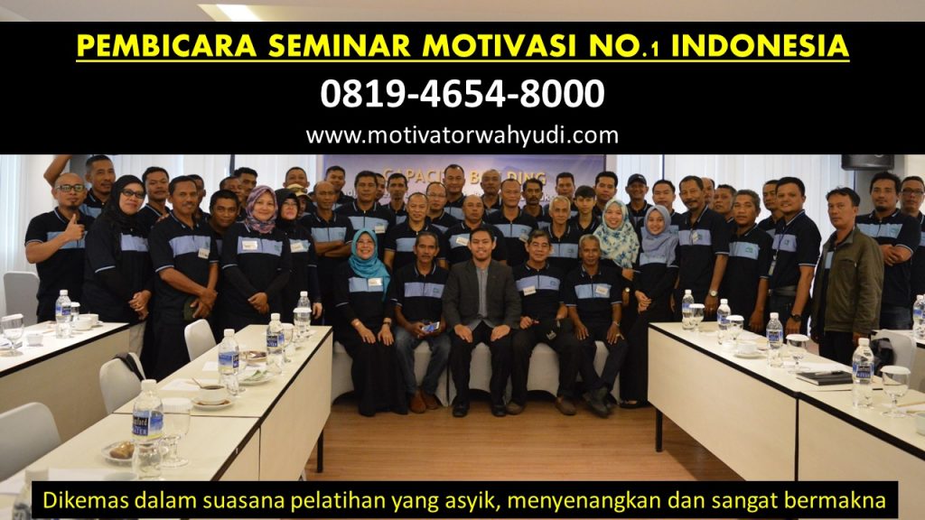 PEMBICARA SEMINAR MOTIVASI SRAGEN